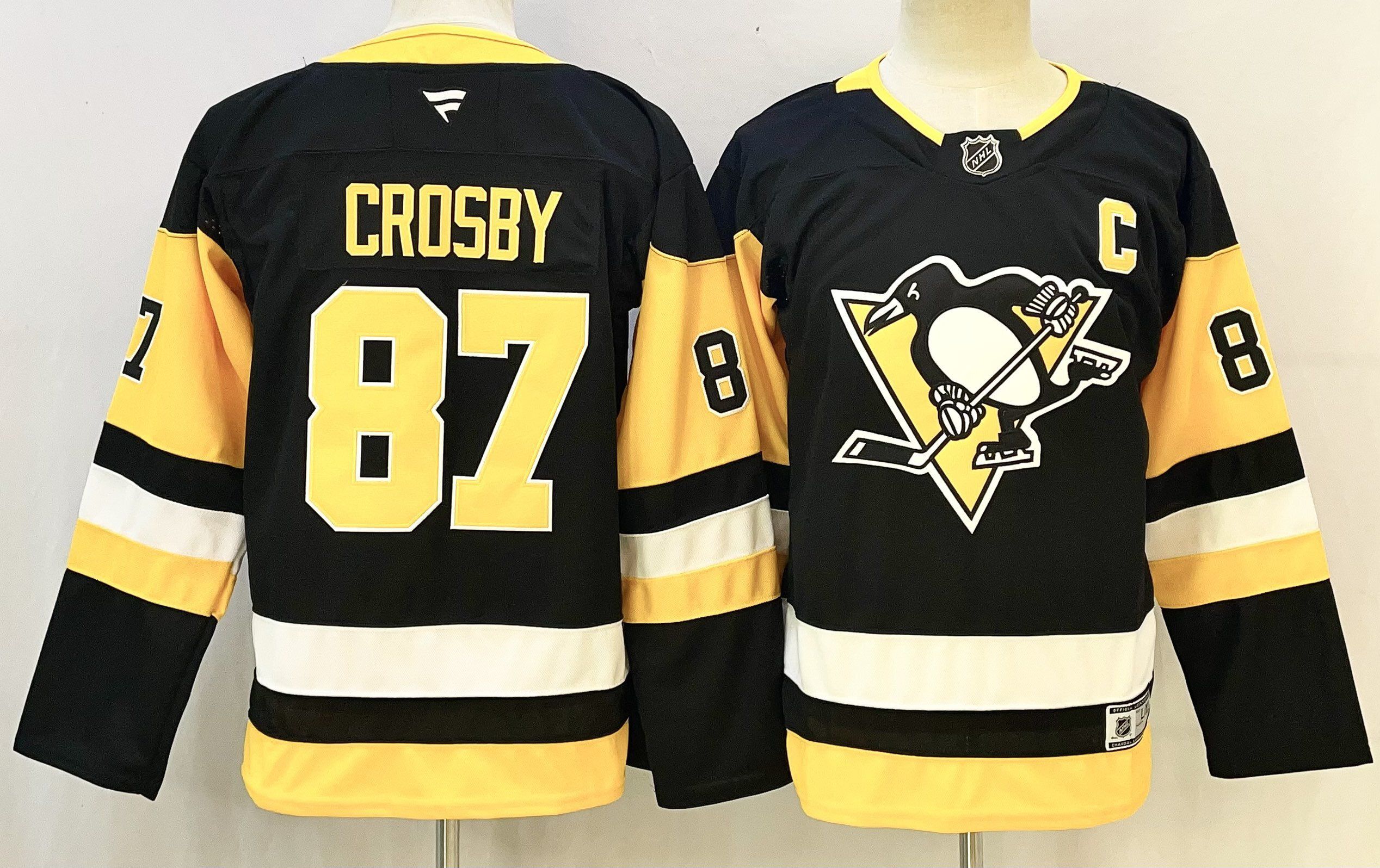 Youth Pittsburgh Penguins #87 Crosby Black 2026 Adidias NHL Jersey style 001